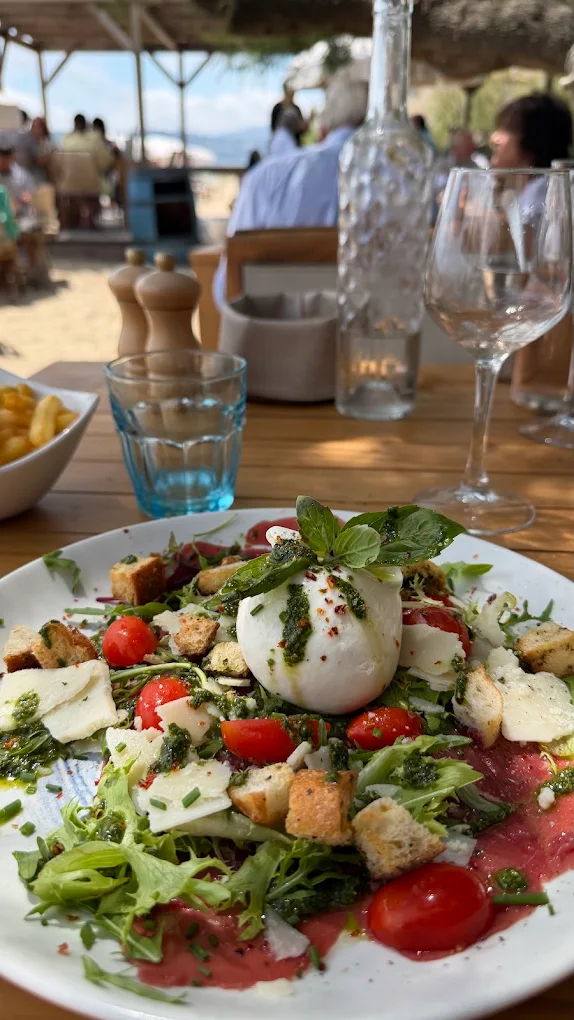 Carpaccio de bœuf charolais et burrata crémeuse